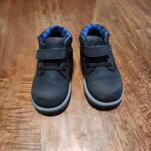 Granimals toddler ankle boots blue plaid size 6